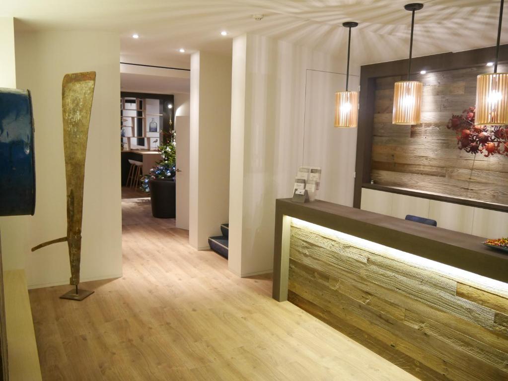 TV a/nebo společenská místnost v ubytování Hotel Albert Plage