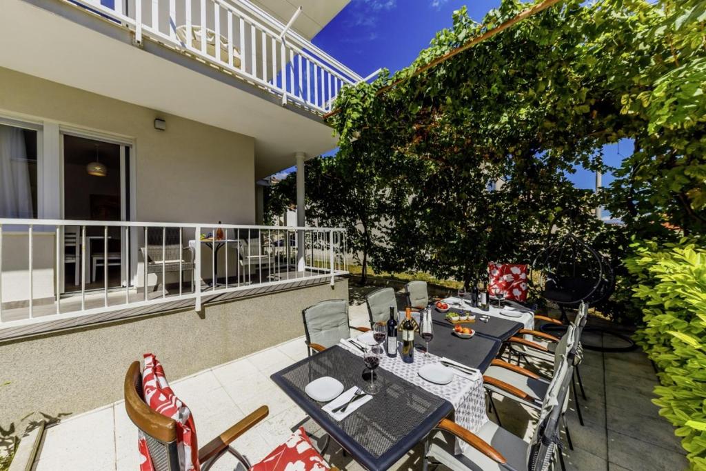 Balkón nebo terasa v ubytování Ani in Trogir * Mittel-Dalmatien
