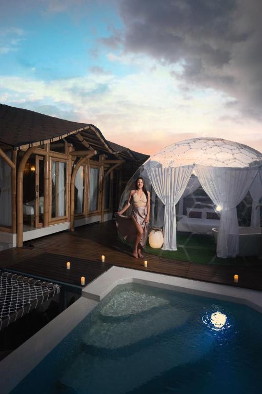 Bazén v ubytování Skyspace Villas Bali nebo v jeho okolí