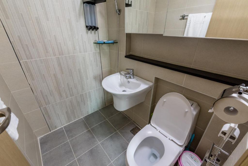 Koupelna v ubytování JS Residence Hotel Okpo