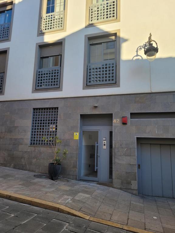 Budynek, w którym mieści się apartament