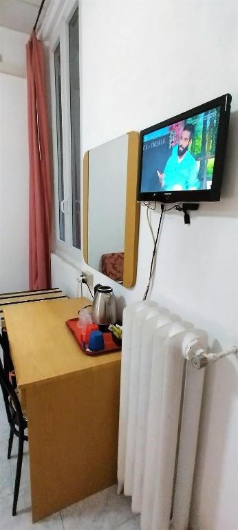 TV a/nebo společenská místnost v ubytování Hotel Major