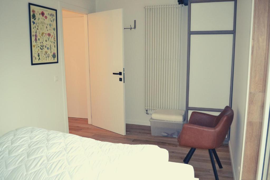 Postel nebo postele na pokoji v ubytování Chateau Brulant