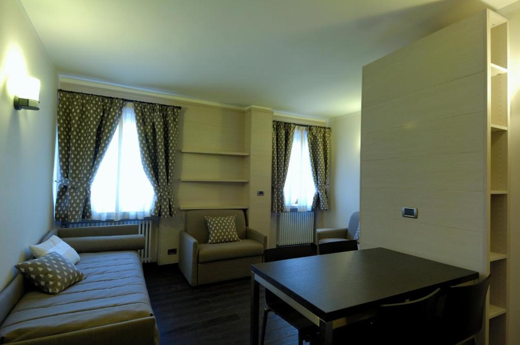 Posezení v ubytování Hotel Bucaneve