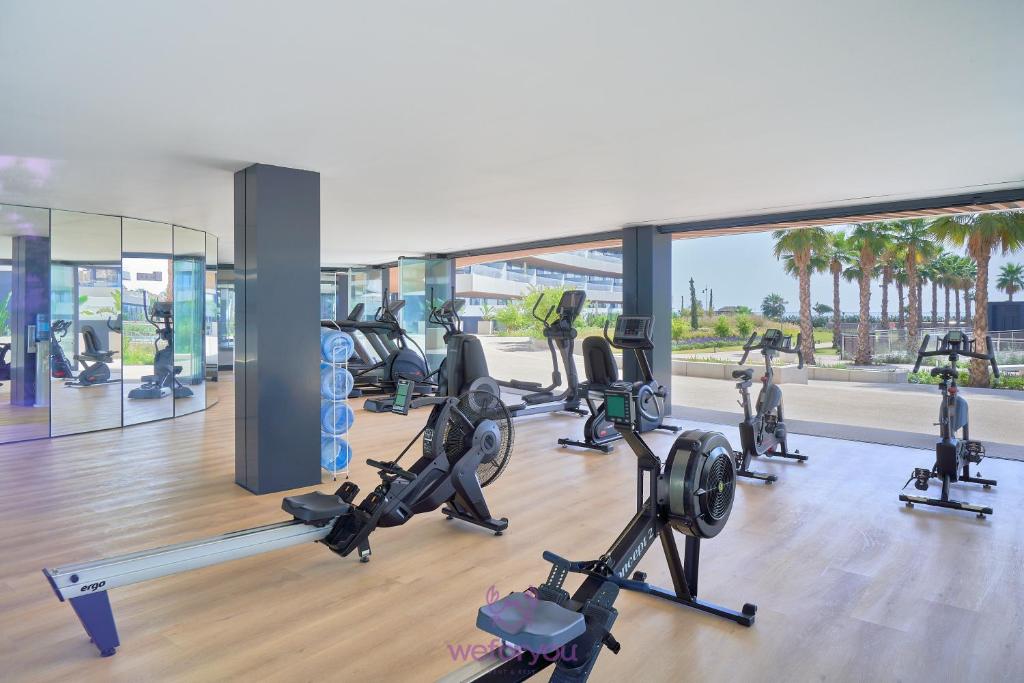Fitness centrum a/nebo fitness zařízení v ubytování weforyou Las Nereidas de Los Álamos 3 bedrooms and PARKING