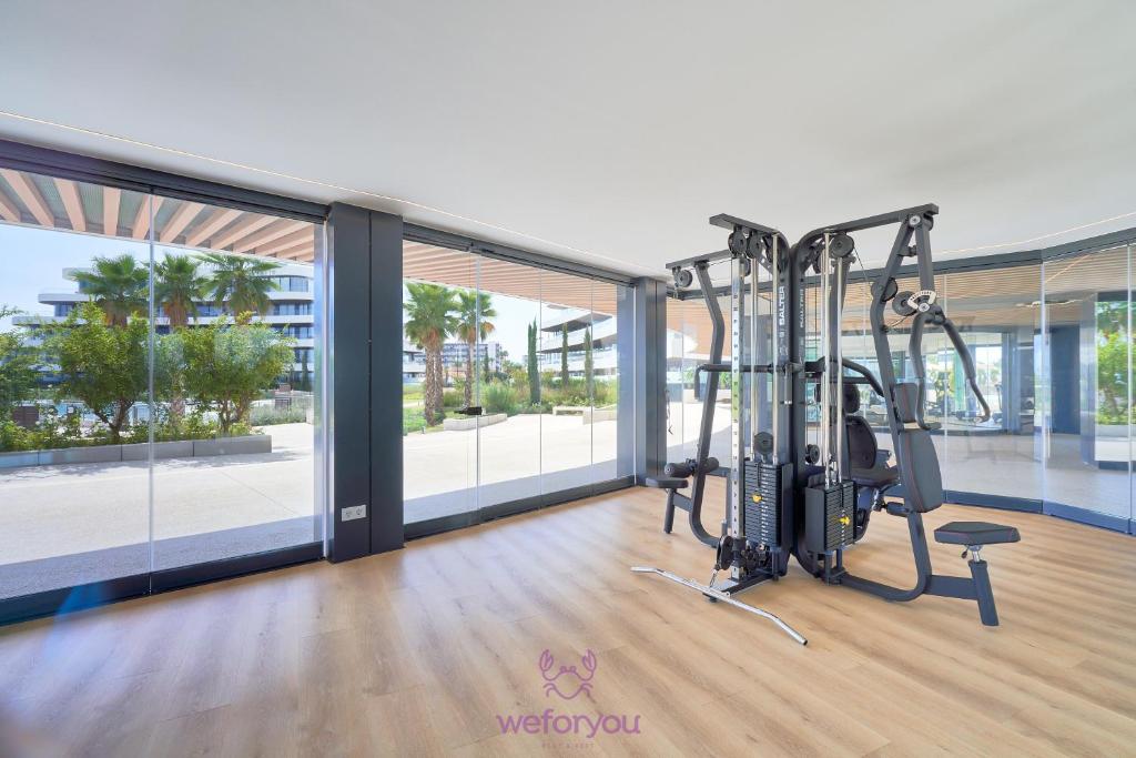 Fitness centrum a/nebo fitness zařízení v ubytování weforyou Las Nereidas de Los Álamos 3 bedrooms and PARKING