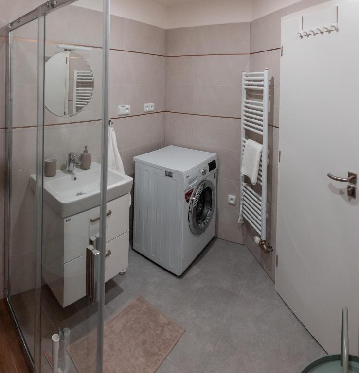 Łazienka w obiekcie Apartmán Sjezdovka