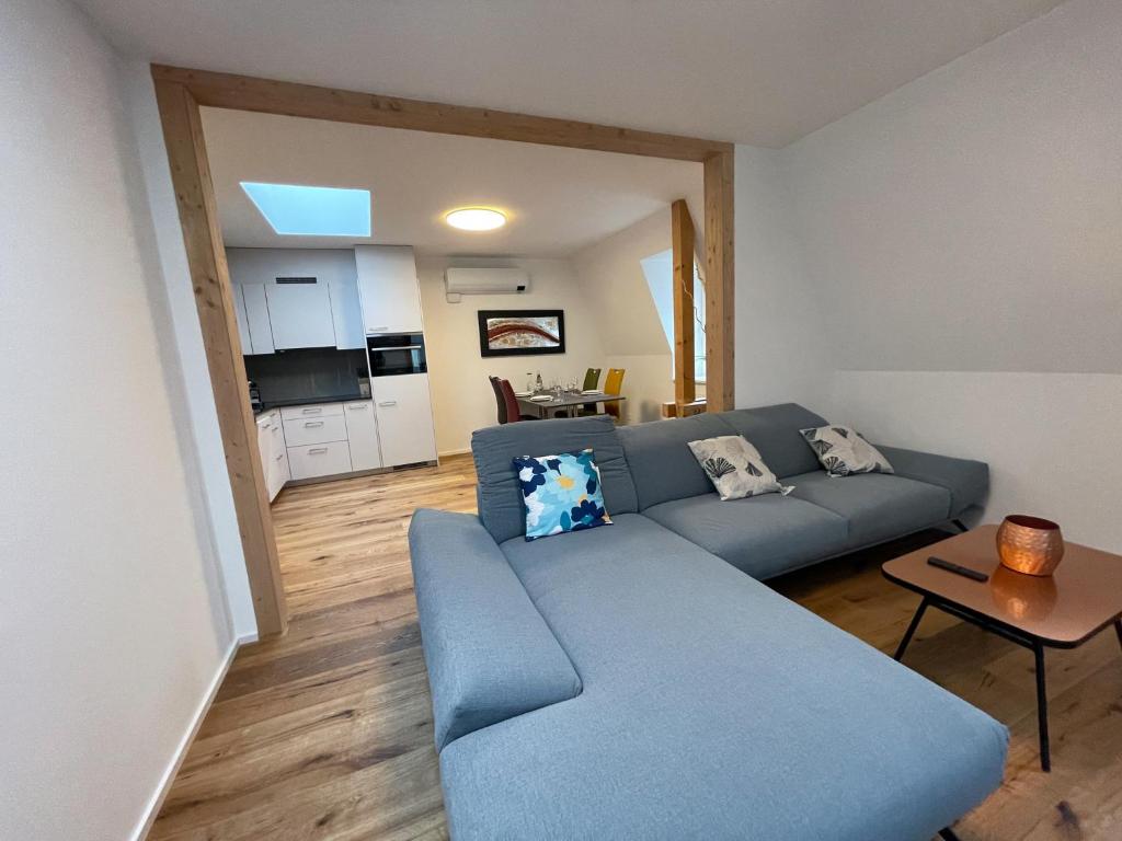 Kuchyň nebo kuchyňský kout v ubytování SCHNYDER'S HOME - Rosenappartement