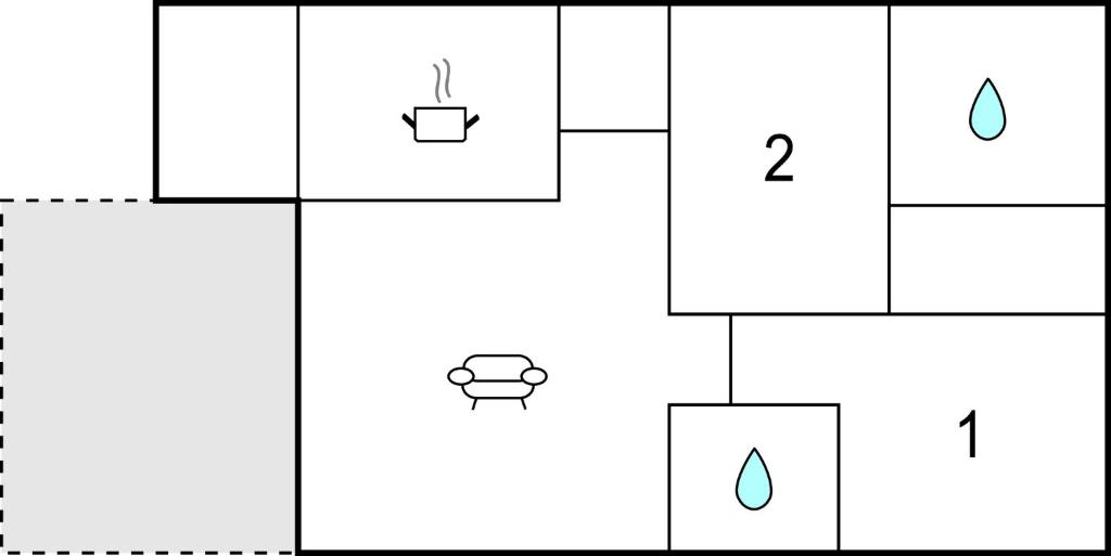 The floor plan of Beautiful Apartment In Estepona