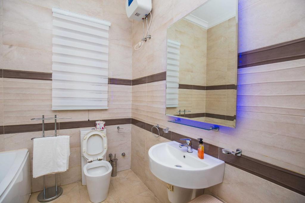 Koupelna v ubytování Qlets Privé