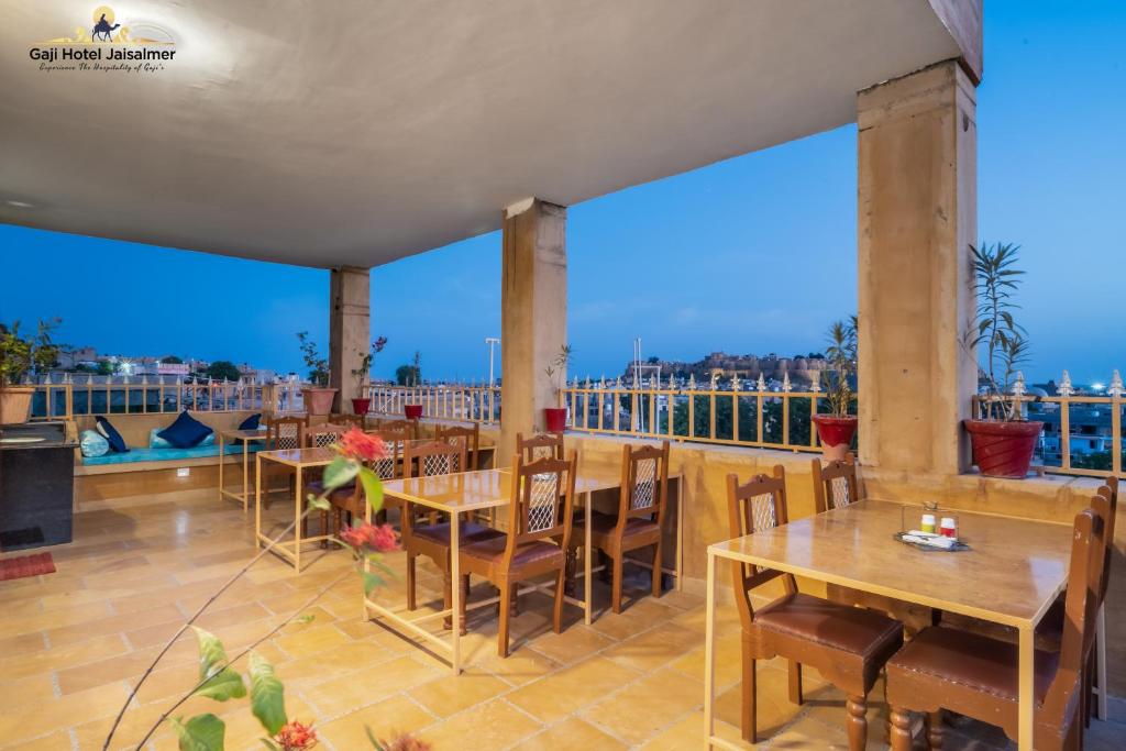 Balkon oz. terasa v nastanitvi Gaji Hotel Jaisalmer