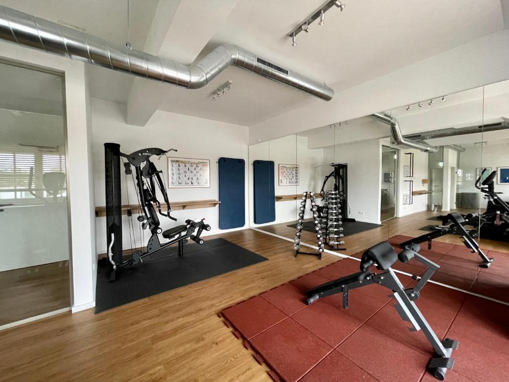 Fitness centrum a/nebo fitness zařízení v ubytování Meerluft 10