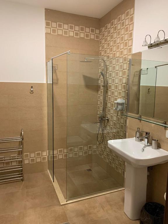 Koupelna v ubytování Villa Vitis