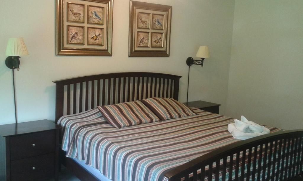 Cama o camas de una habitación en Hotel Campestre