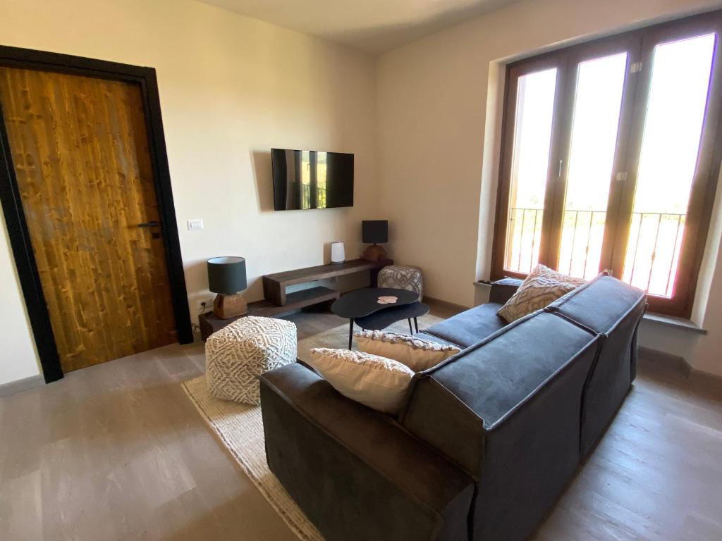 Posteľ alebo postele v izbe v ubytovaní Agriturismo Casafaro Petritoli