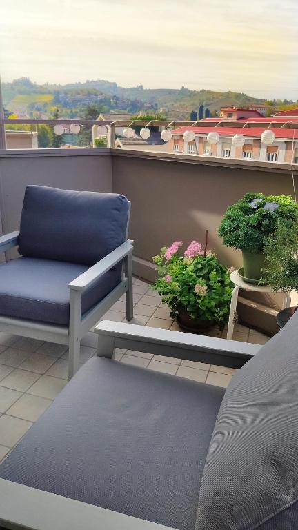 Balkón nebo terasa v ubytování B&B Le Albarelle