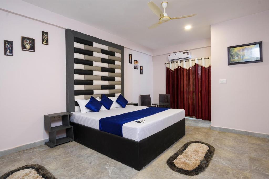 Postel nebo postele na pokoji v ubytování Casa Da Village Calangute Goa