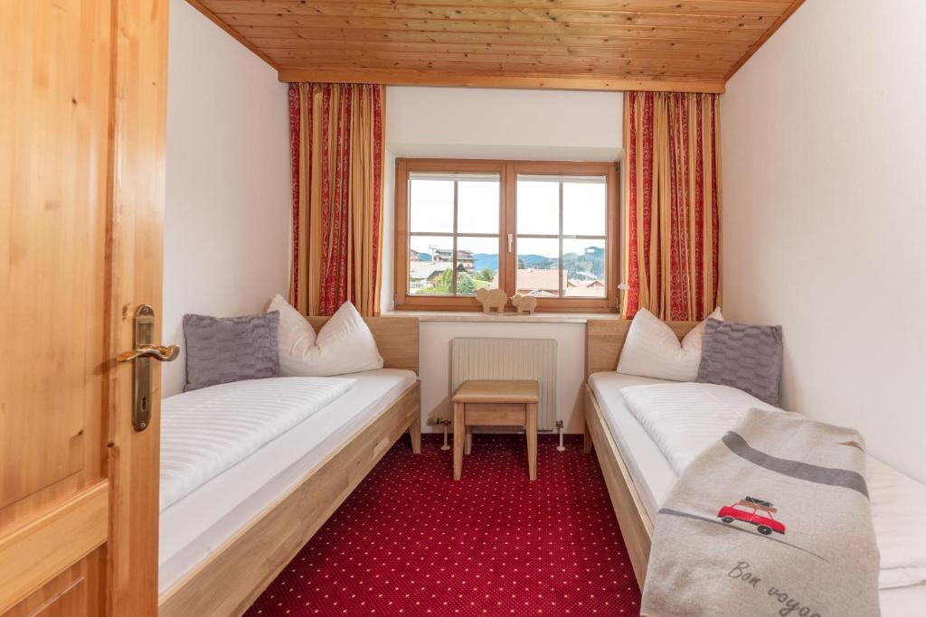 Rúm í herbergi á Haus Steirerland