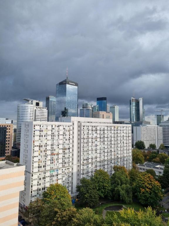 Výhľad na mesto Varšava alebo výhľad na mesto priamo z apartmánu