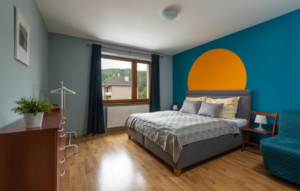 Posteľ alebo postele v izbe v ubytovaní Apartment 353 Liptov Town