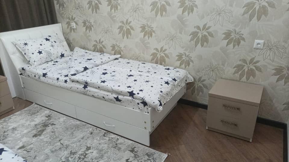 Postel nebo postele na pokoji v ubytování Роща 7