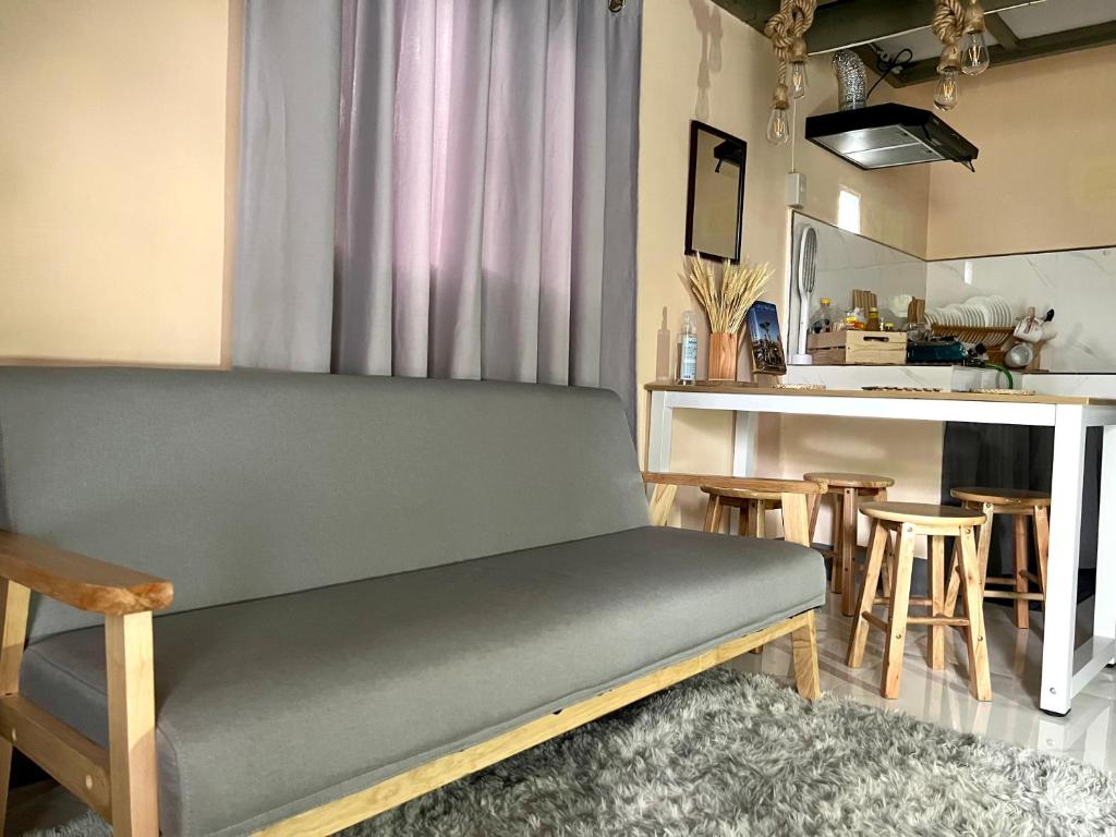 Kuchyň nebo kuchyňský kout v ubytování Loft Baler with Kitchen & Ideal for Work from Home Setup
