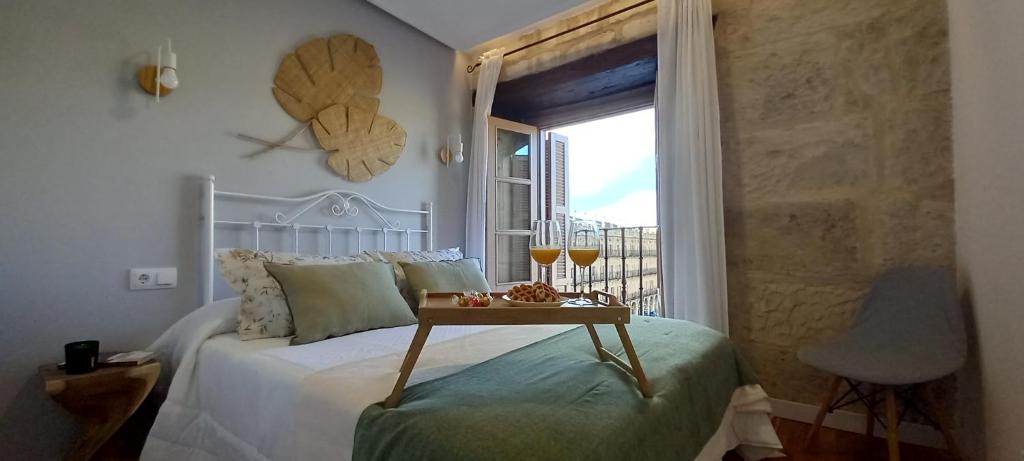 Postel nebo postele na pokoji v ubytování Premium Apartment PLAZA MAYOR