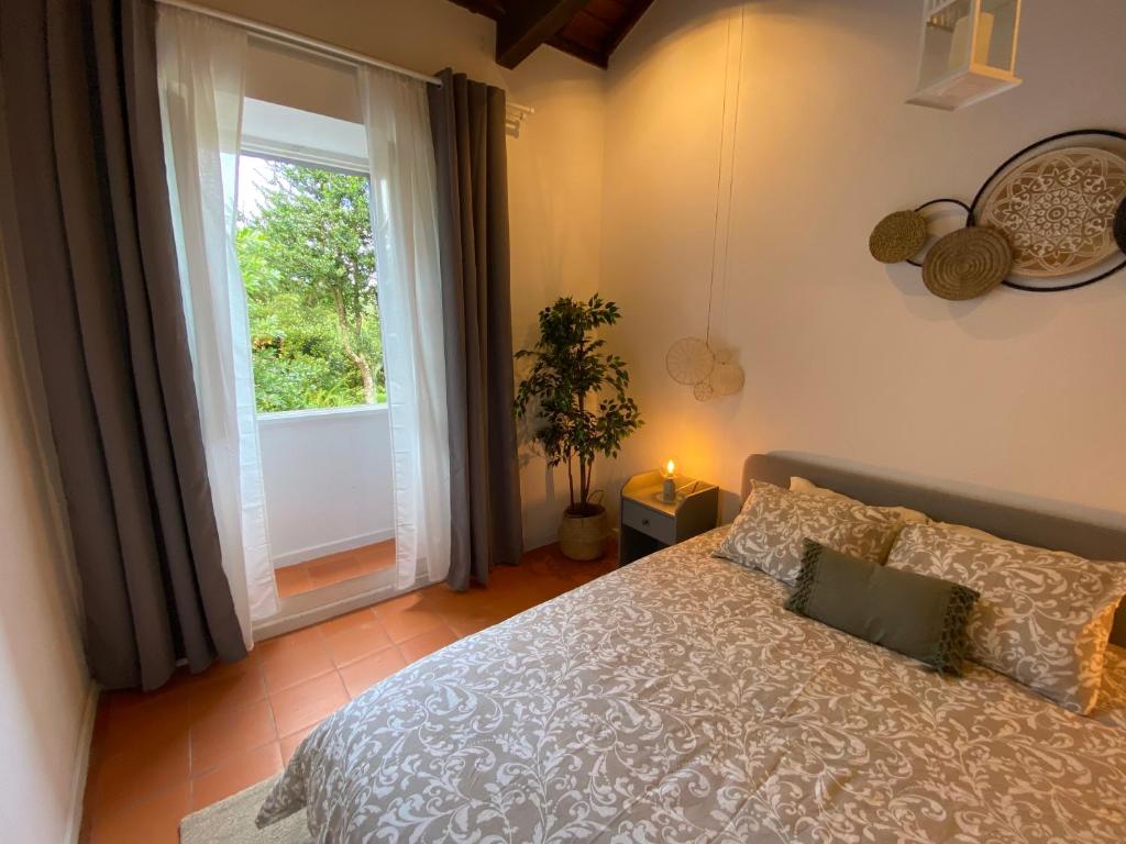 Ribeira do Guilherme - Watermill house Botanic Garden - Chalet Met één Slaapkamer