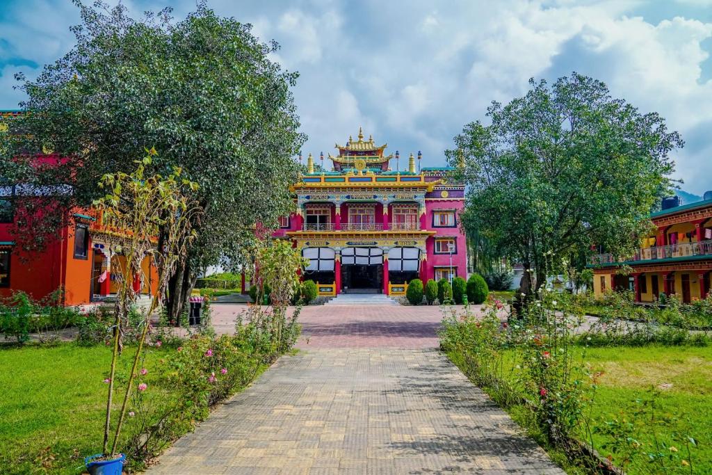Zahrada ubytování Chokling ArtHouse - The Treasure of Himalayas