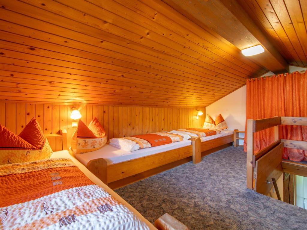 Postel nebo postele na pokoji v ubytování Monteschiel