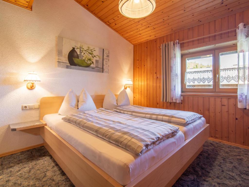 Postel nebo postele na pokoji v ubytování Monteschiel