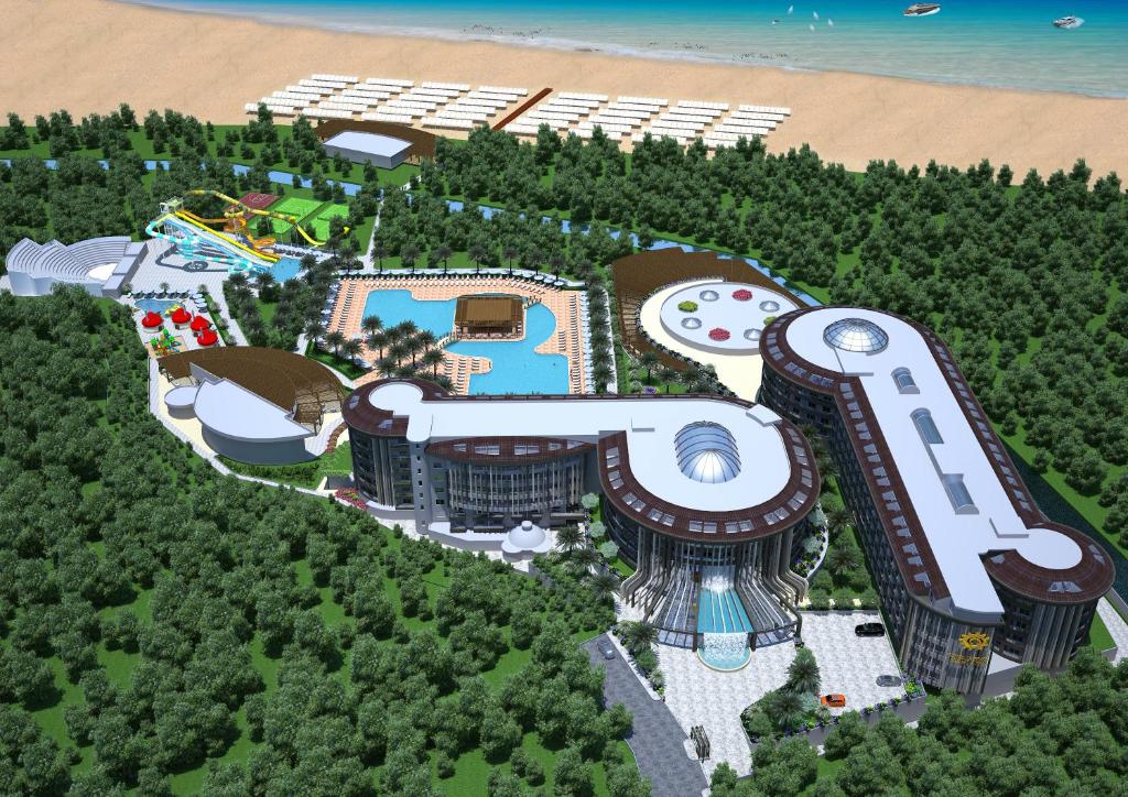 Bazén v ubytování Sunmelia Beach Resort Hotel & Spa-All Inclusive nebo v jeho okolí