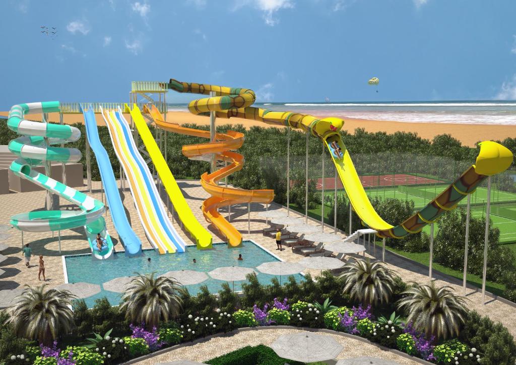 Bazén v ubytování Sunmelia Beach Resort Hotel & Spa-All Inclusive nebo v jeho okolí