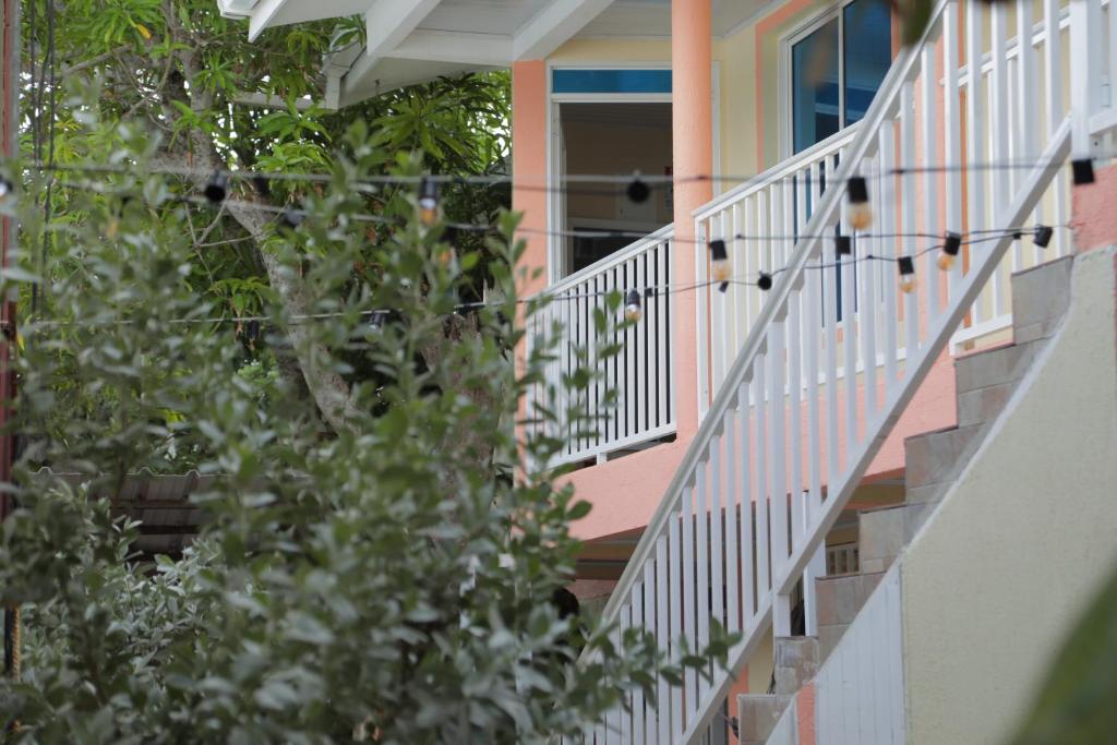 Balkón nebo terasa v ubytování Posada Mango House