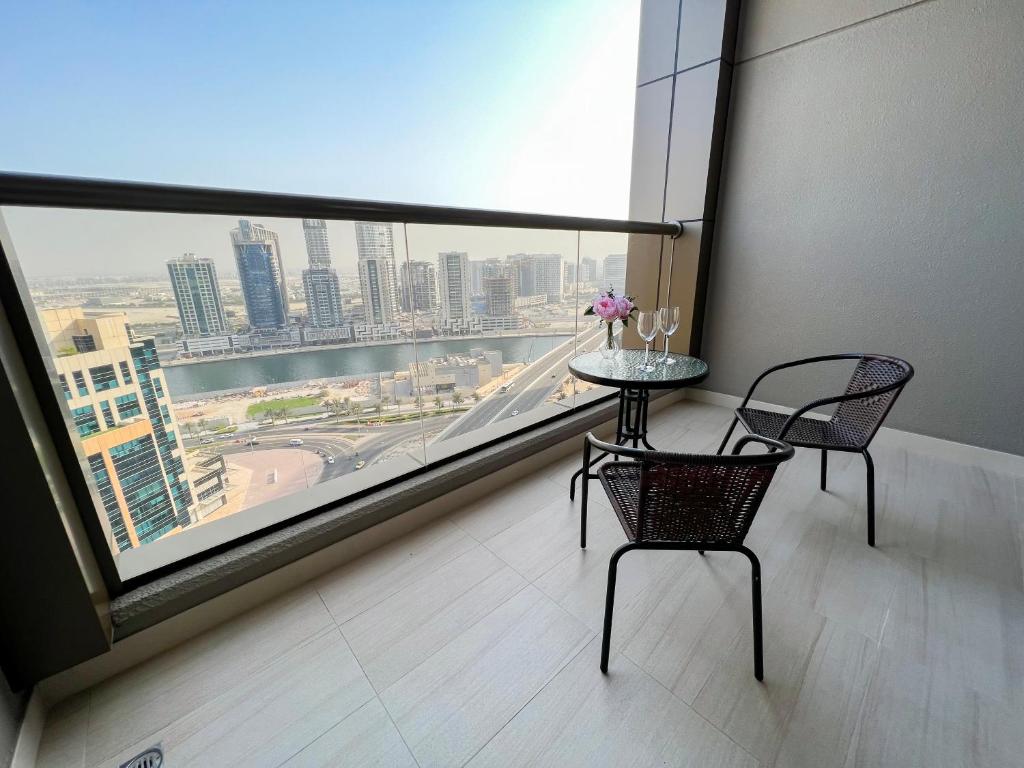Balkón nebo terasa v ubytování Luton Vacation Homes - Elite Residence Downtown, Dubai