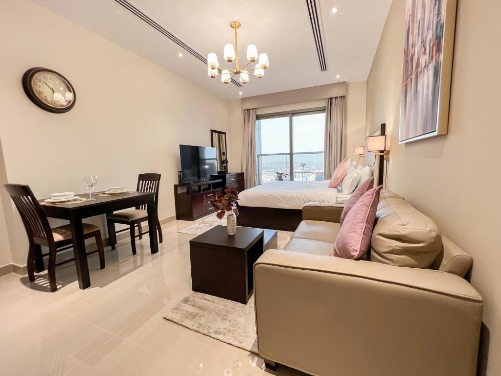 Posezení v ubytování Luton Vacation Homes - Elite Residence Downtown, Dubai
