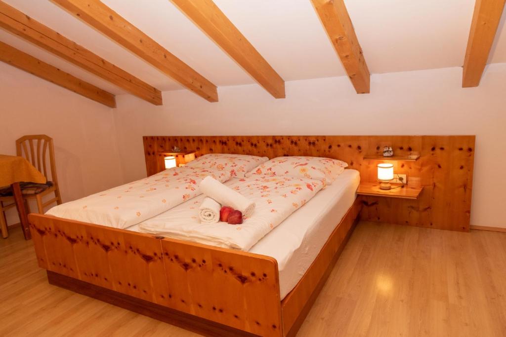 Postel nebo postele na pokoji v ubytování Unterwegerhof