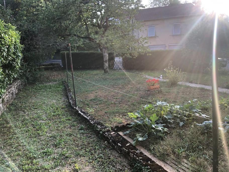 Vonkajšia záhrada v ubytovaní Gîte Loue