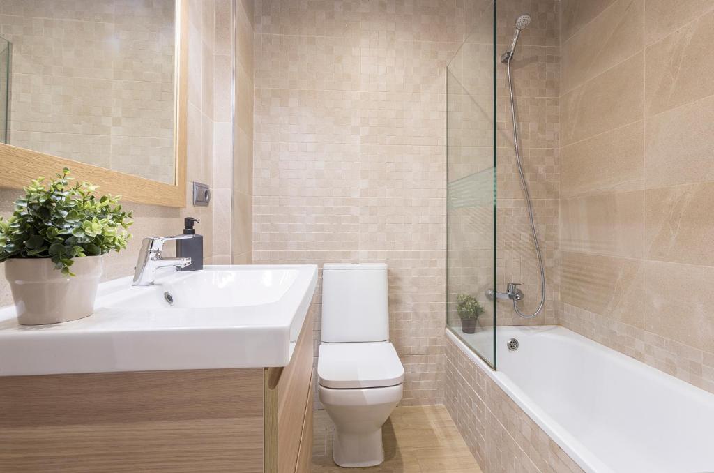 Łazienka w obiekcie Luxe Vista Histórico 5 rooms 4 baños