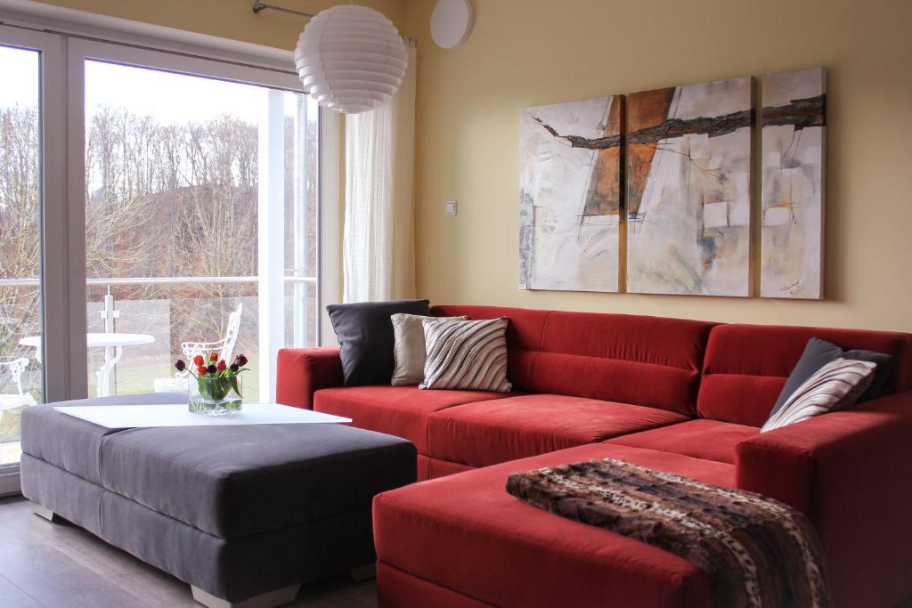 Posezení v ubytování Hotel Haus Kallenberg