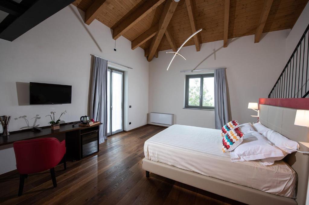 Postel nebo postele na pokoji v ubytování Bric D'Alù - Barbaresco