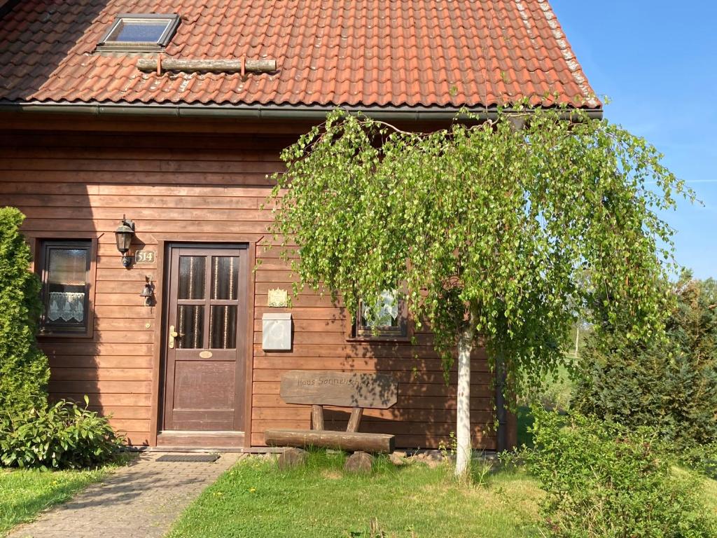 Zahrada ubytování JS Feriendomizile Haus Sonnenschein Bettwäsche Handtücher inkl