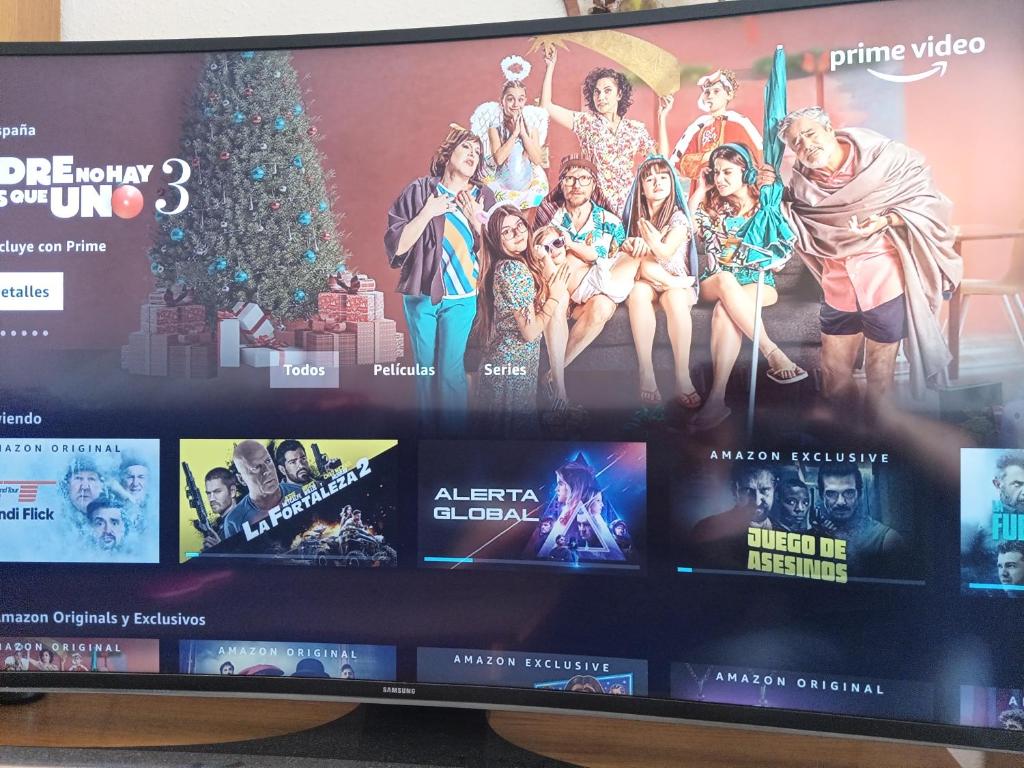 Televízia a/alebo spoločenská miestnosť v ubytovaní Apartamento Erase Una Vez En Sierra Nevada