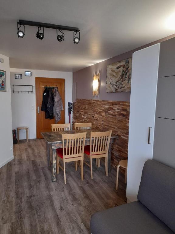 Posezení v ubytování Chalet L'Hermine
