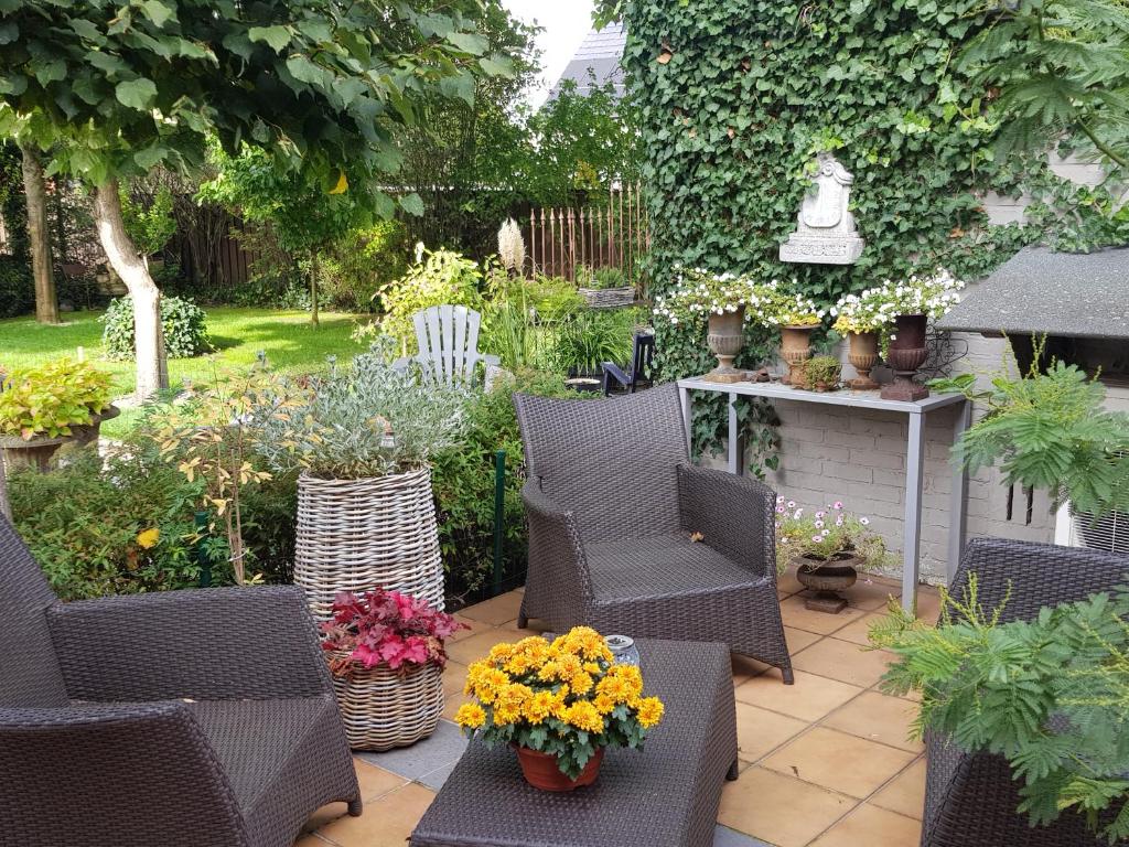 Zahrada ubytování B&B Le Jardin