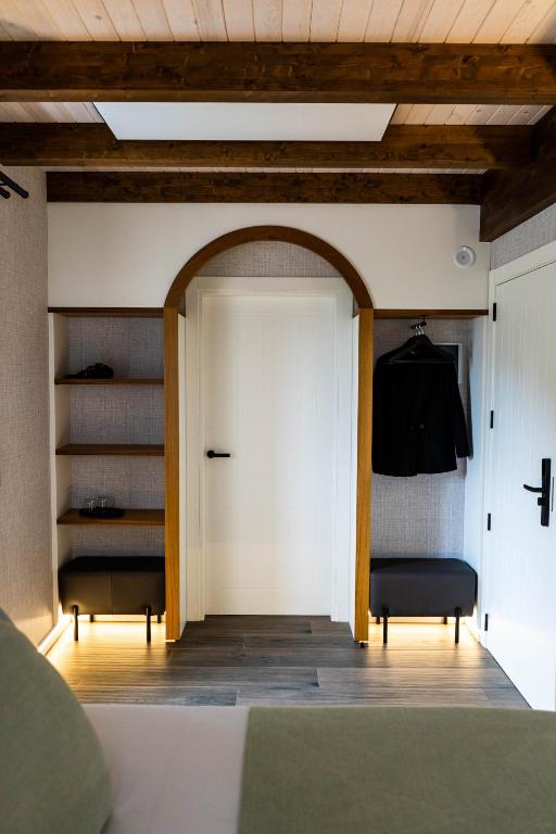 Postel nebo postele na pokoji v ubytování Casa Rural San Andrés de Teixido