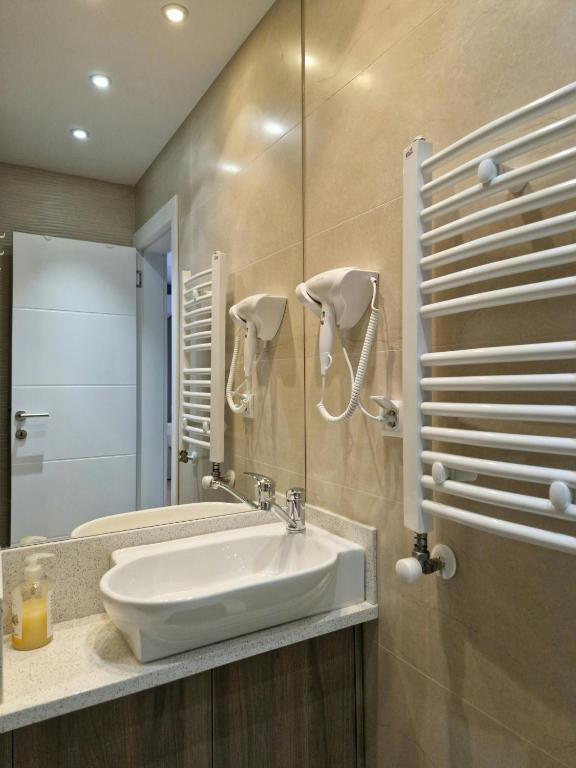 Koupelna v ubytování PRONTO apartman & PRONTO studios