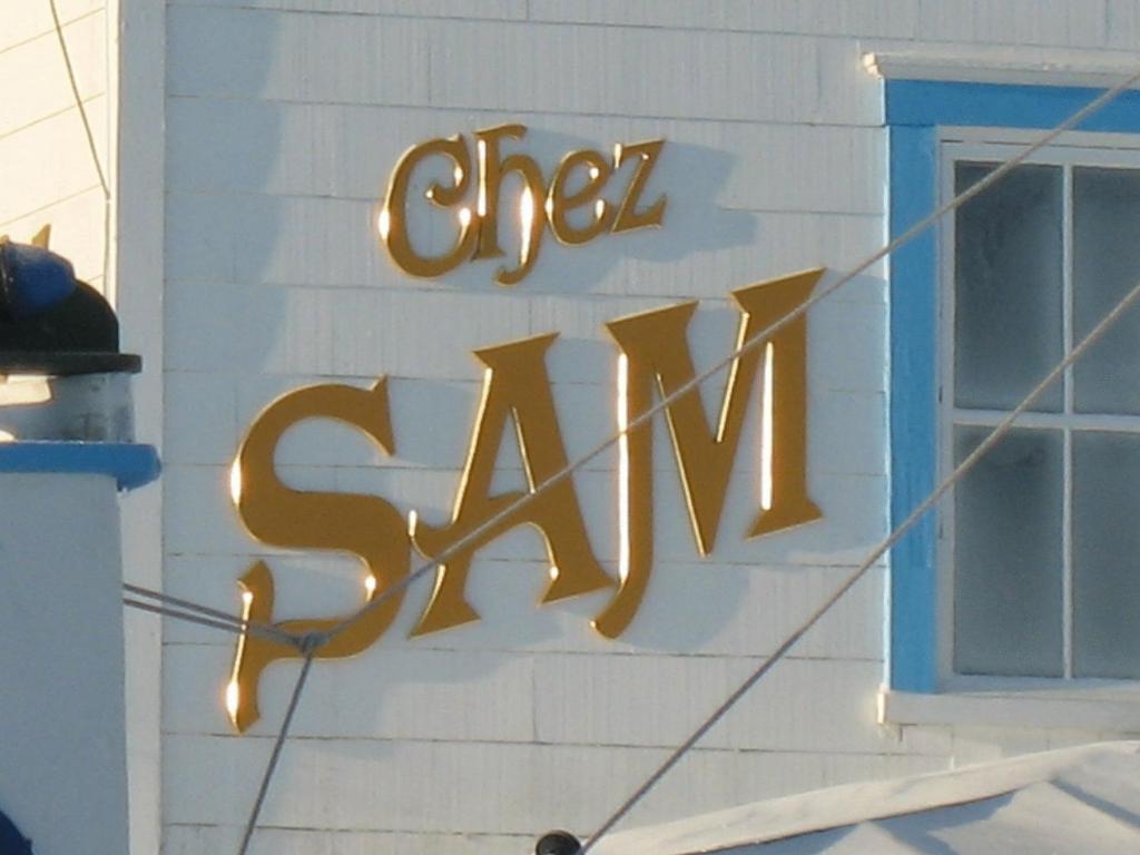 Certificat, premi, rètol o un altre document de Auberge du Café chez Sam