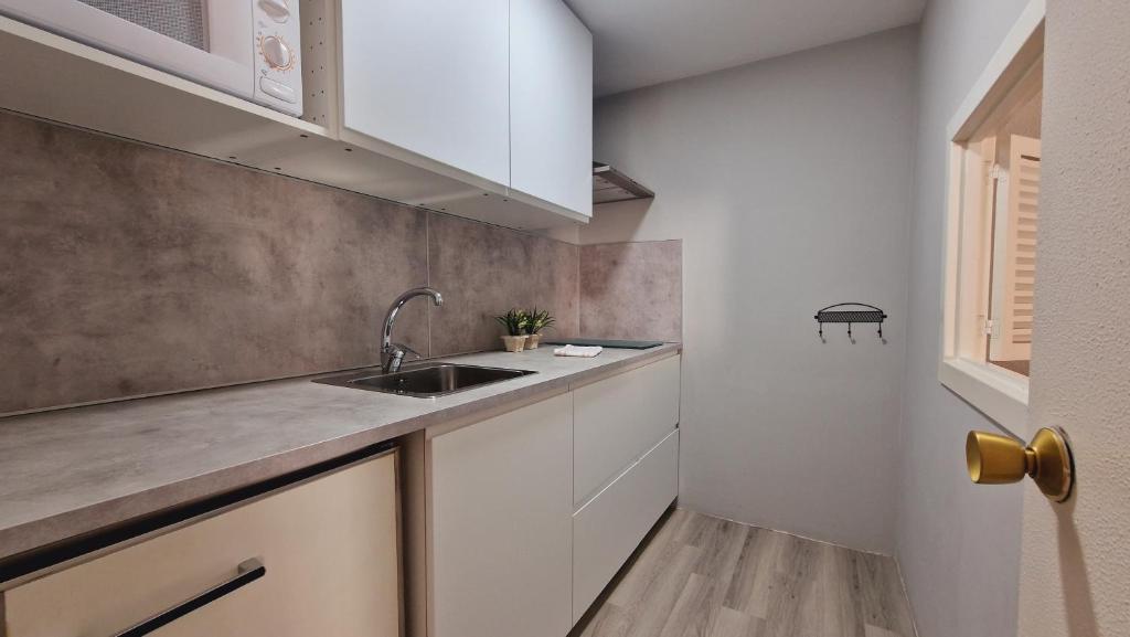 Kuchyňa alebo kuchynka v ubytovaní IMEDA apartamentos EUROPA SIERRA NEVADA