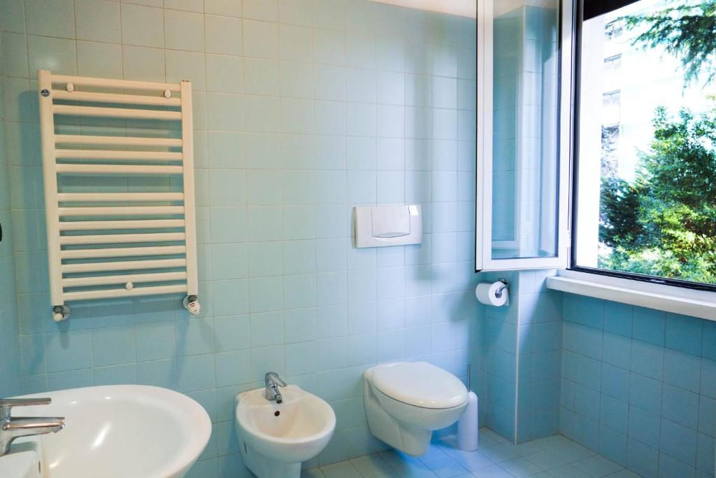 Koupelna v ubytování CiaoMi - Hostel & Long Stay - Milano Niguarda & Bicocca